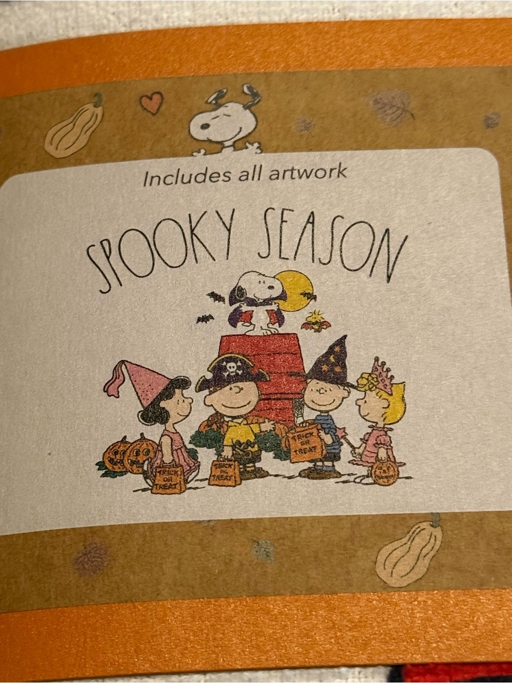 Rae Dunn x Peanuts Dish Drying Mats- Set of 2- SPOOKY SEASON- 16” x 22” NWT - Picture 3 of 6